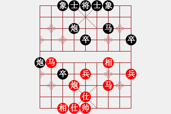 象棋棋譜圖片：昌邑象棋(2段)-負(fù)-銀色幻化(6段) - 步數(shù)：40 