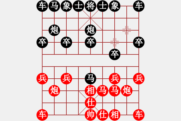 象棋棋譜圖片：藍(lán)色檔案(1段)-負(fù)-本溪第五十(5段) - 步數(shù)：10 