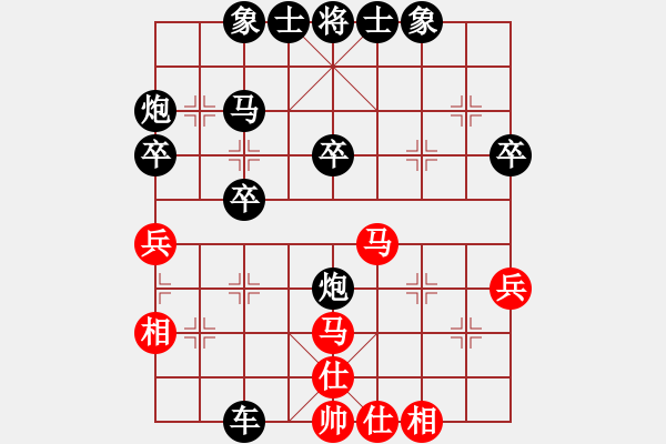 象棋棋譜圖片：輝輝兒殿下（榮譽特大2）先負(fù)于斯為盛（榮譽特大1）202401062029.pgn - 步數(shù)：40 