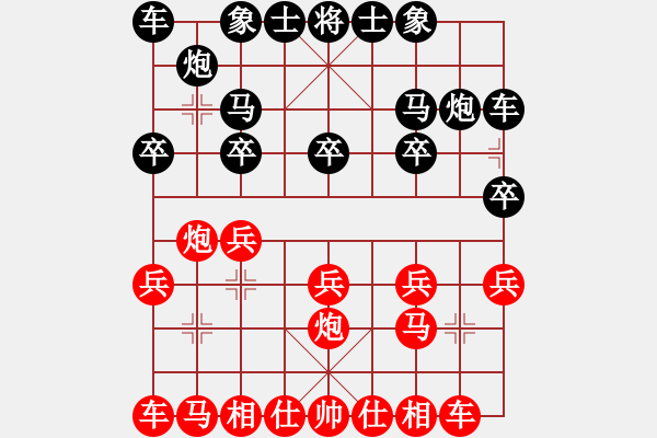 象棋棋譜圖片：象棋市冠軍-VS- 人到中年[] - 步數(shù)：10 