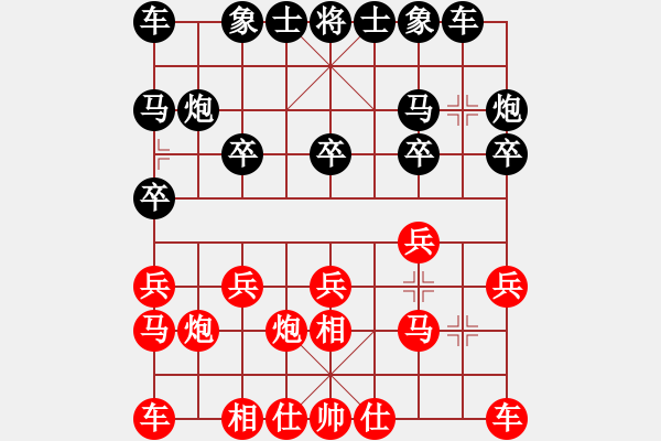 象棋棋譜圖片：藍(lán)天之星(4段)-負(fù)-百花迎春(1段) - 步數(shù)：10 