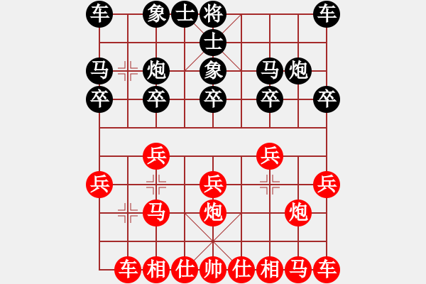 象棋棋譜圖片：qwermnb(1舵)-和-bbboy002(2舵) - 步數(shù)：10 