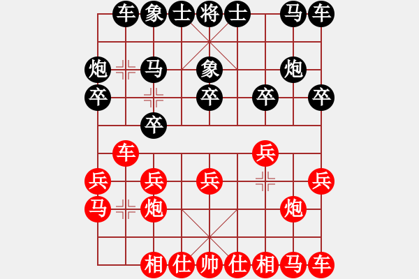 象棋棋谱图片：宇宙太医(8星)-负-李团结(7星) - 步数：10 