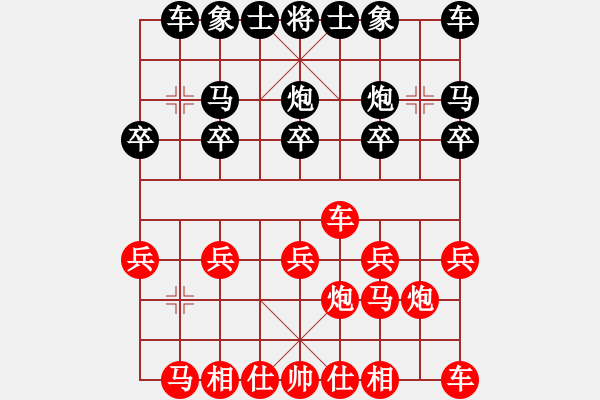 象棋棋譜圖片：實(shí)戰(zhàn)翼城安撫好了 - 步數(shù)：10 