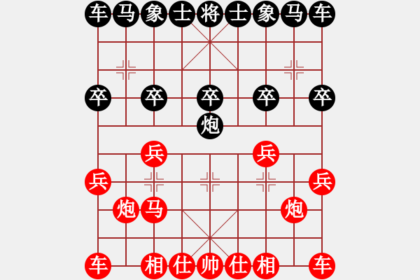 象棋棋譜圖片：果子↑VS大師群樺(2013-4-19) - 步數(shù)：10 