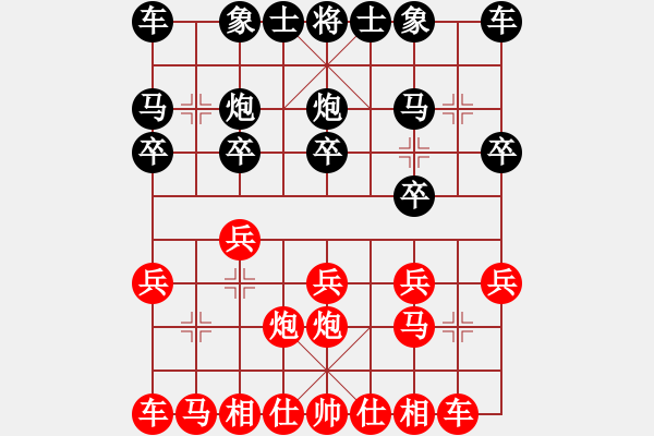 象棋棋譜圖片：zczkm(7級)-勝-junzi(4級) - 步數(shù)：10 