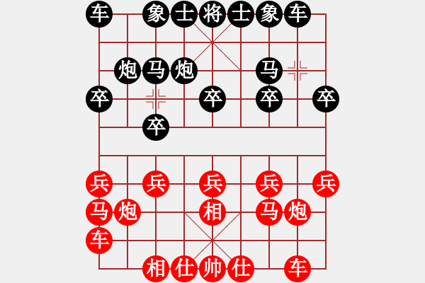 象棋棋譜圖片：象棋呂欽(2級)-負-冰麒麟(4級) - 步數(shù)：10 