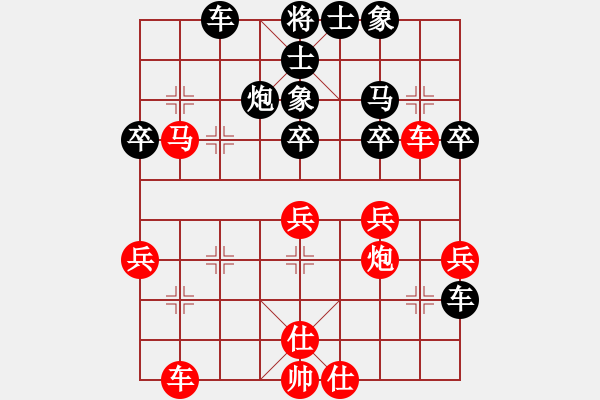 象棋棋譜圖片：我想喝啤酒(8星)-勝-唯我天下(8星) - 步數(shù)：40 