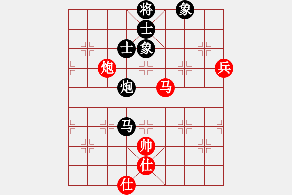 象棋棋譜圖片：葬心紅和shl01675〖五七炮互進(jìn)三兵對(duì)屏風(fēng)馬邊卒右馬外盤河 紅左橫車對(duì)黑飛右象〗 - 步數(shù)：160 