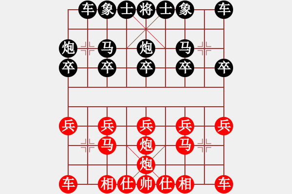 象棋棋譜圖片：鄂西快刀紅負(fù)葬心【中炮緩開車對(duì)后補(bǔ)列炮】 - 步數(shù)：10 