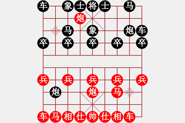 象棋棋譜圖片：風(fēng)云再起先負(fù)絕地反擊.pgn - 步數(shù)：10 