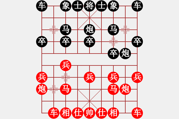 象棋棋譜圖片：第二輪 浙江 黃蕾蕾 先勝 寧夏 羅霄 - 步數(shù)：10 