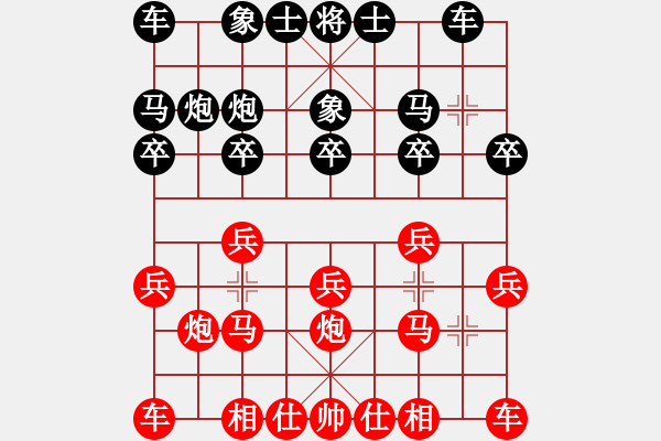 象棋棋譜圖片：1409300038 秀棋先生（勝）靚女 重逢第二局 - 步數(shù)：10 