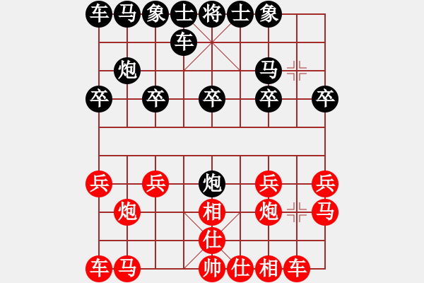 象棋棋譜圖片：老袁[360147347] -VS- 橫才俊儒[292832991] - 步數(shù)：10 