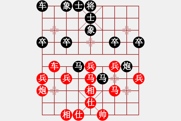 象棋棋譜圖片：盜用賬戶[紅] -VS- 我來自己受[黑] - 步數(shù)：33 