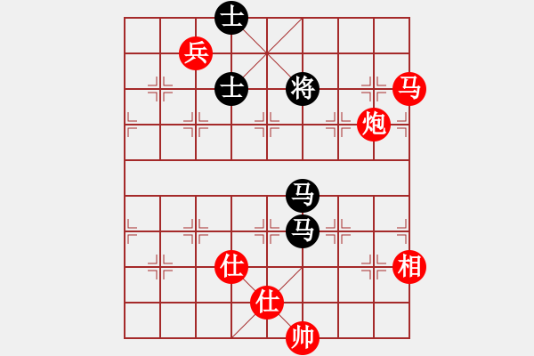 象棋棋譜圖片：仙人指路對(duì)卒底炮  紅右中炮 黑飛左象  （黑卒7進(jìn)1）  山里狐(5段)-勝-守信(6段) - 步數(shù)：170 