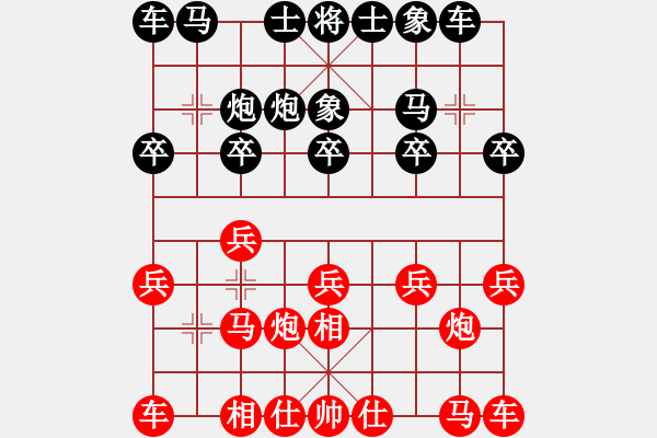 象棋棋譜圖片：松下酷代子(1星)-負-湘軍戰(zhàn)神(風(fēng)魔) - 步數(shù)：10 