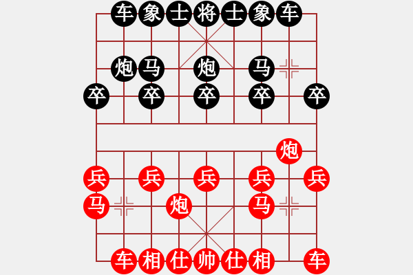 象棋棋譜圖片：zwxzwx(9星)-負-蘭州狼王(9星) - 步數(shù)：10 