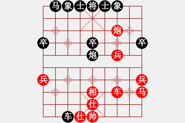 象棋棋譜圖片：上帝之劍(北斗)-和-鐮刀幫女將(北斗) - 步數(shù)：40 