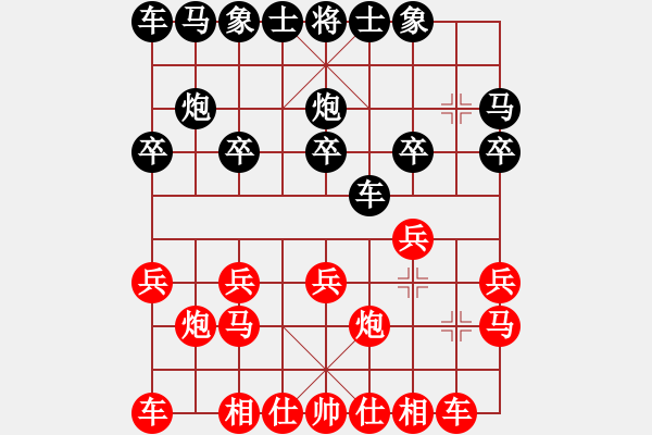 象棋棋谱图片：华姐(6段)-和-董军长(8段) - 步数：10 