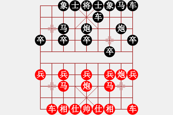 象棋棋譜圖片：歷經(jīng)戰(zhàn)火的軍人[1191676651] -VS- 橫才俊儒[292832991] - 步數(shù)：10 