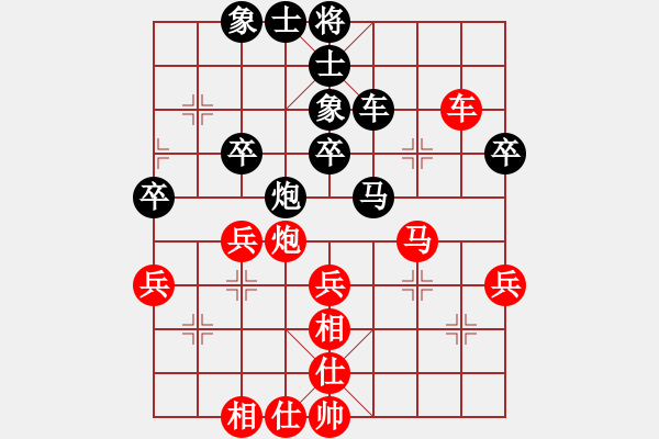 象棋棋譜圖片：河北金環(huán)鋼構(gòu)隊(duì) 張婷婷 和 云南棋牌運(yùn)動(dòng)管理中心 黨國蕾 - 步數(shù)：40 