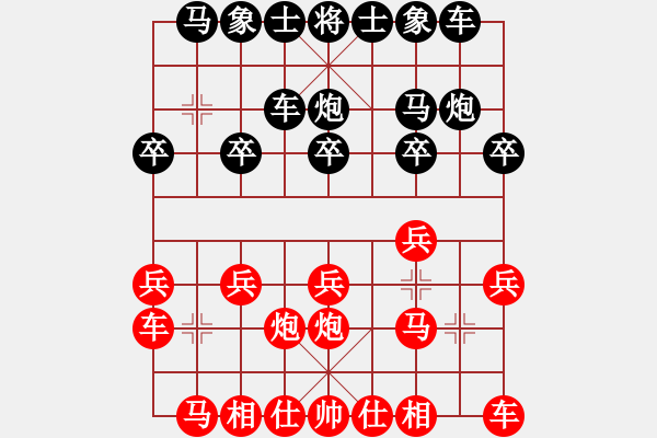 象棋棋譜圖片：芳君(6段)-勝-宇宙之龍(5段) - 步數(shù)：10 