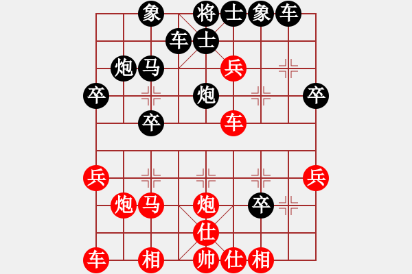 象棋棋譜圖片：個人 姚神彧 勝 個人 欒傲東 - 步數(shù)：30 