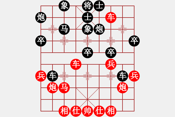 象棋棋譜圖片：老鼠找貓斗(7段)-負(fù)-小孩棋路(6段) - 步數(shù)：40 