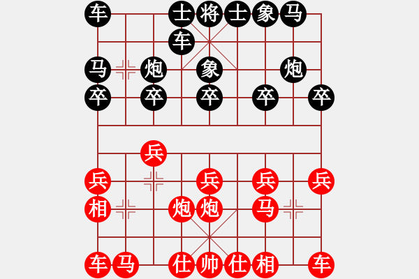 象棋棋譜圖片：男子組：二6 廣東張學(xué)潮先勝浙江王宇航 - 步數(shù)：10 