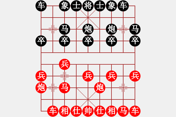 象棋棋谱图片：少年包青天(风魔)-胜-新赛股份(9星) - 步数：10 