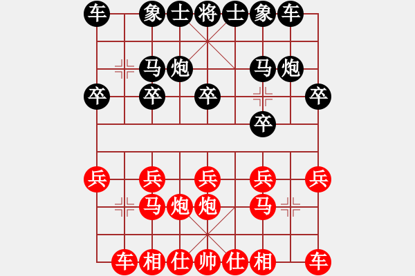 象棋棋谱图片：谢靖 先胜 才溢 - 步数：10 