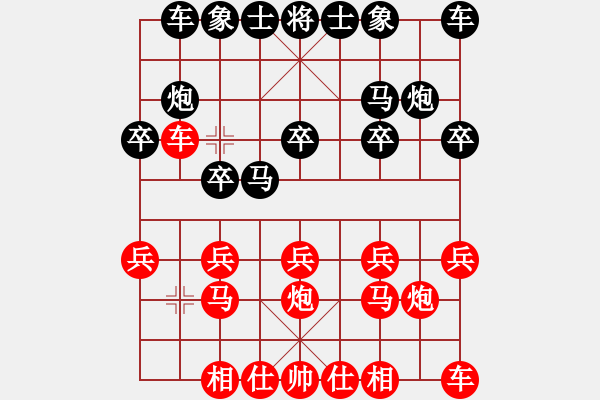 象棋棋譜圖片：新手學(xué)棋蓮花[609092485]VS老劉[849971846] - 步數(shù)：10 