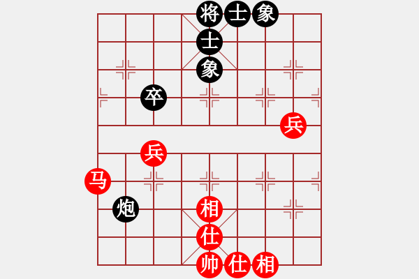 象棋棋譜圖片：137局 A52- 仕角炮對右中炮-小蟲引擎23層 (先和) BugChess19-04-09 x - 步數(shù)：60 