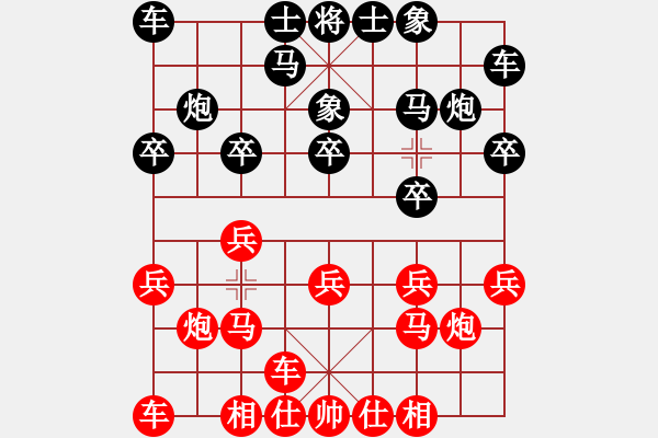 象棋棋譜圖片：吉林省棋牌運(yùn)動(dòng)管理中心 劉宇 勝 北京威凱建設(shè)隊(duì) 王繡 - 步數(shù)：10 