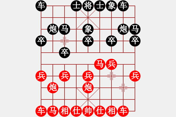 象棋棋譜圖片：他山之石[1814203069] -VS- 混世魔王[805369245] - 步數(shù)：10 