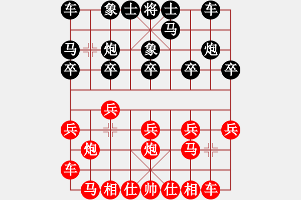 象棋棋譜圖片：鵬云(天罡)-勝-重拳擊暈(北斗) - 步數(shù)：10 