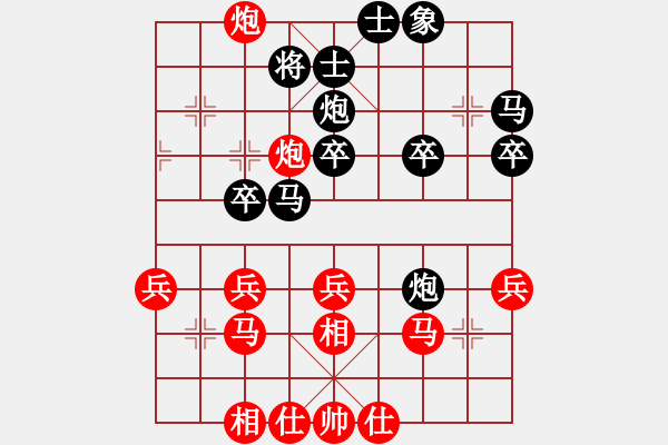 象棋棋譜圖片：巴渝居士(5段)-勝-問(wèn)題不大(3段) - 步數(shù)：37 