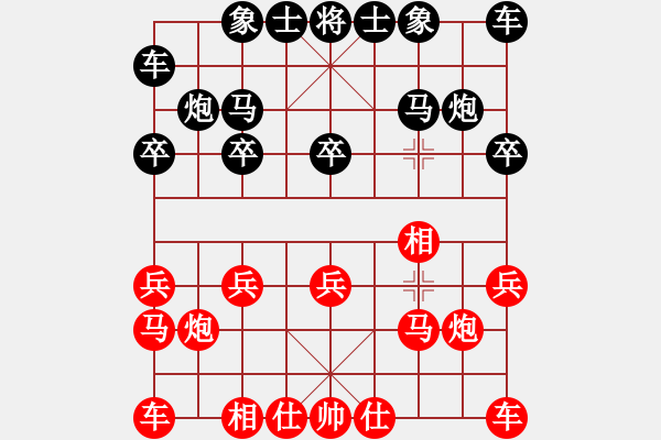 象棋棋譜圖片：《》學(xué)習(xí)大師后手邊炮屏風(fēng)馬右橫車兌7卒左馬盤河破仙人指路邊馬相吃過河卒 - 步數(shù)：10 