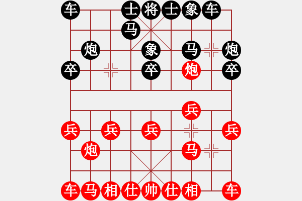 象棋棋譜圖片：中象道場(chǎng)容(6段)-勝-給男人洗卵(8段) - 步數(shù)：10 