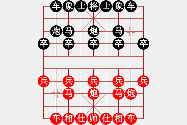 象棋棋譜圖片：time（紅)vsf91(黑）第二局 - 步數(shù)：10 