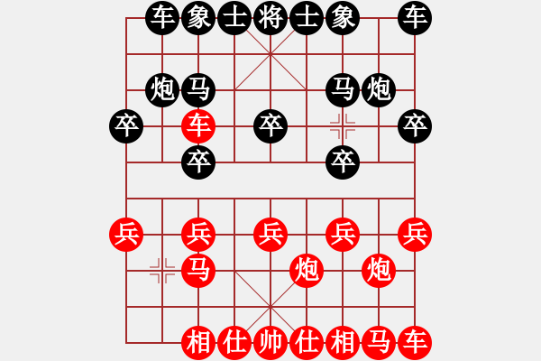 象棋棋譜圖片：賣破解搞錢(4段)-和-漢川刁汊湖(4段) - 步數(shù)：10 