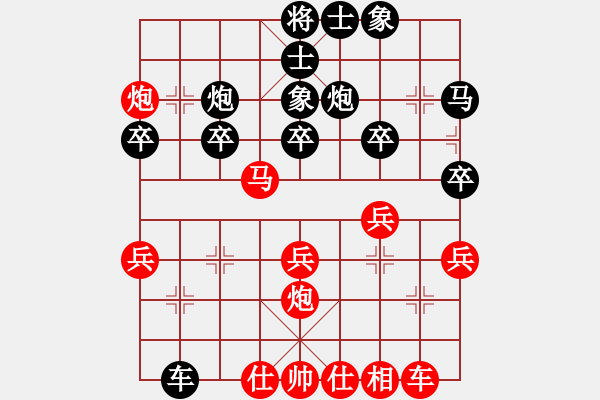 象棋棋譜圖片：邯鄲學(xué)步(人王)-負(fù)-梅花雨(日帥) - 步數(shù)：30 