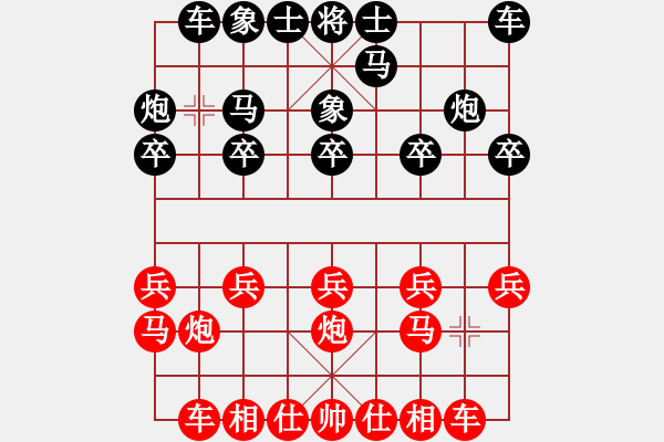 象棋棋譜圖片：lisixuan(3段)-勝-我就是要贏(2段) - 步數(shù)：10 