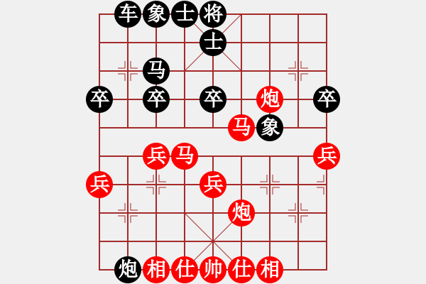 象棋棋譜圖片：棋緣鋒[492007667] -VS- ★哥不只是個(gè)神話★[1223037638] - 步數(shù)：40 