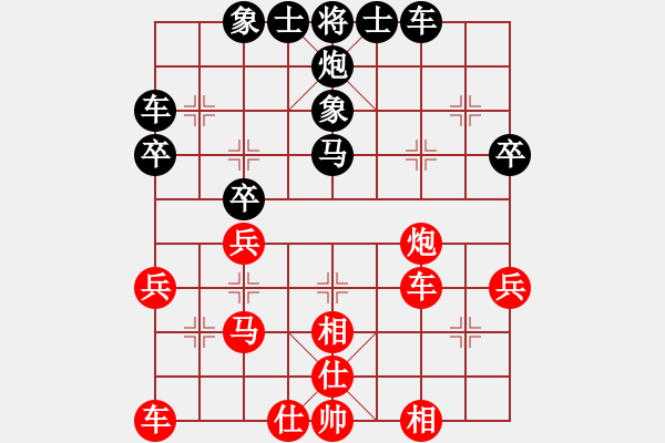 象棋棋譜圖片：Qua Ha Xe Doi Ta Ma Ban Ha . Hau V7.5 - 步數：40 