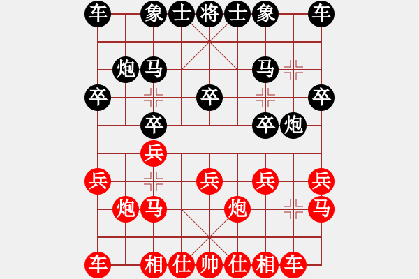 象棋棋譜圖片：張晶華先勝彭柔安 - 步數(shù)：10 