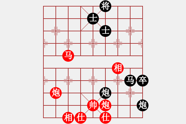 象棋棋譜圖片：何順安 和 楊官璘 - 步數(shù)：100 