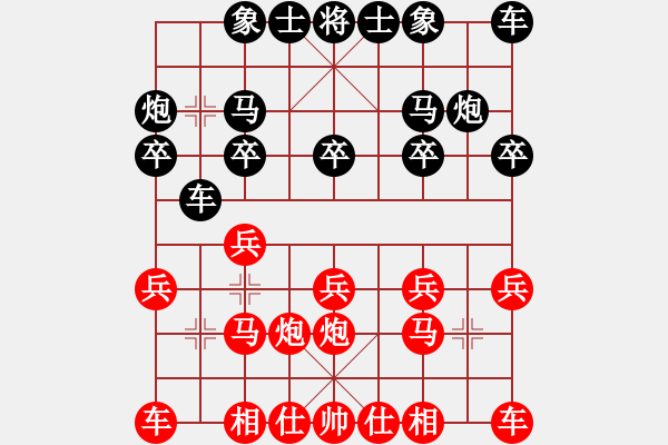 象棋棋譜圖片：超強臺風康妮 勝 一著定天下 - 步數(shù)：10 