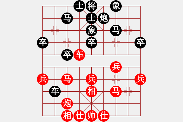 象棋棋譜圖片：gzfgzfgzf(月將)-勝-煮酒論棋雄(9段) - 步數(shù)：40 